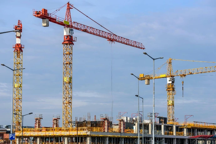 construction cranes with ERP management
